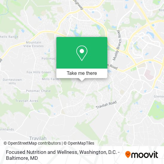 Focused Nutrition and Wellness map
