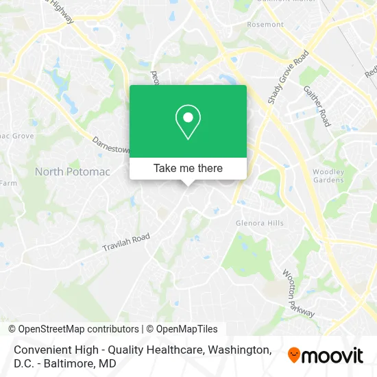 Convenient High - Quality Healthcare map