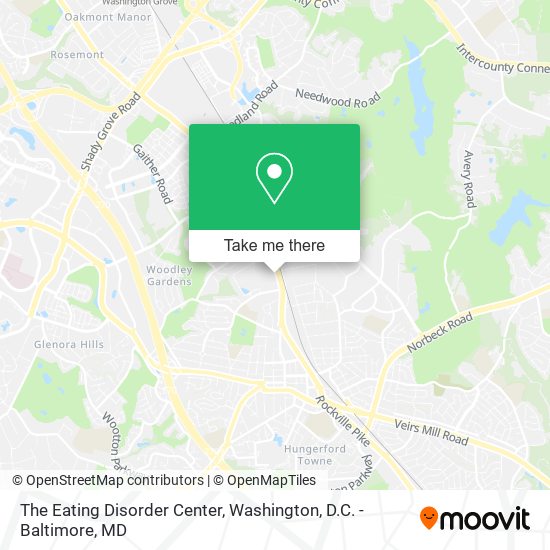 The Eating Disorder Center map