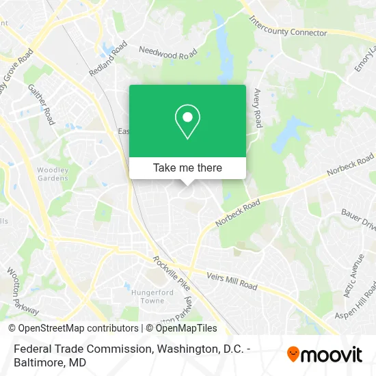 Federal Trade Commission map