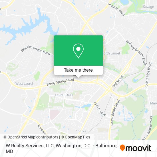 Mapa de W Realty Services, LLC