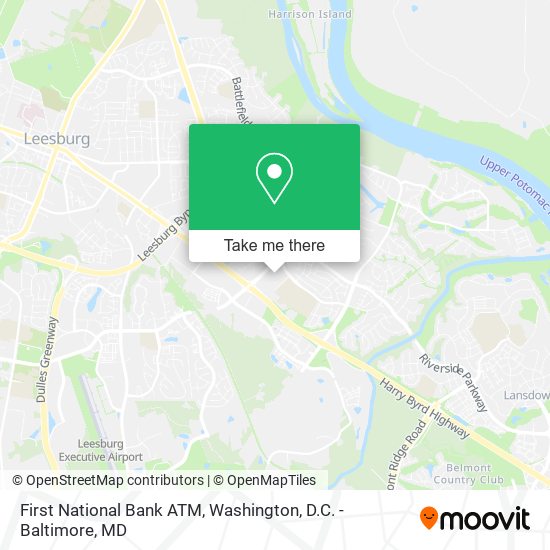 First National Bank ATM map