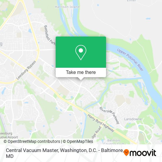 Central Vacuum Master map