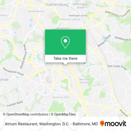 Atrium Restaurant map