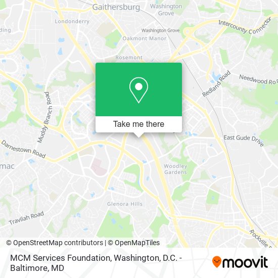 Mapa de MCM Services Foundation