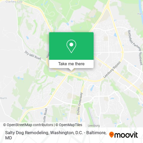 Mapa de Salty Dog Remodeling