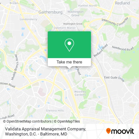 Mapa de Validata Appraisal Management Company