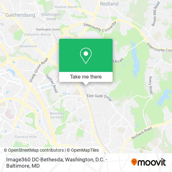 Image360 DC-Bethesda map