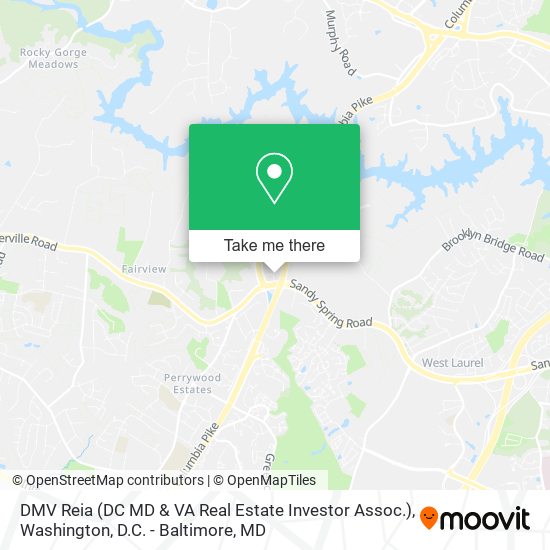 Mapa de DMV Reia (DC MD & VA Real Estate Investor Assoc.)
