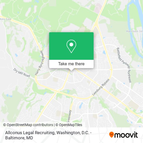 Mapa de Allconus Legal Recruiting