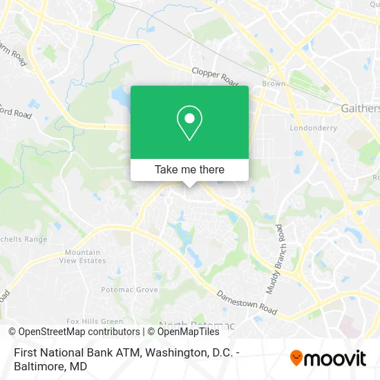 First National Bank ATM map