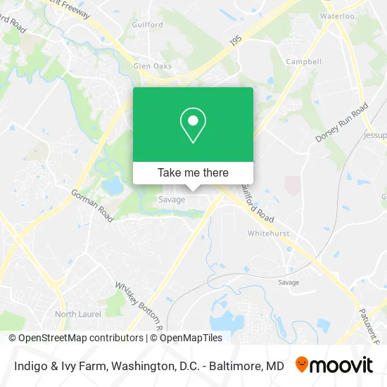 Mapa de Indigo & Ivy Farm