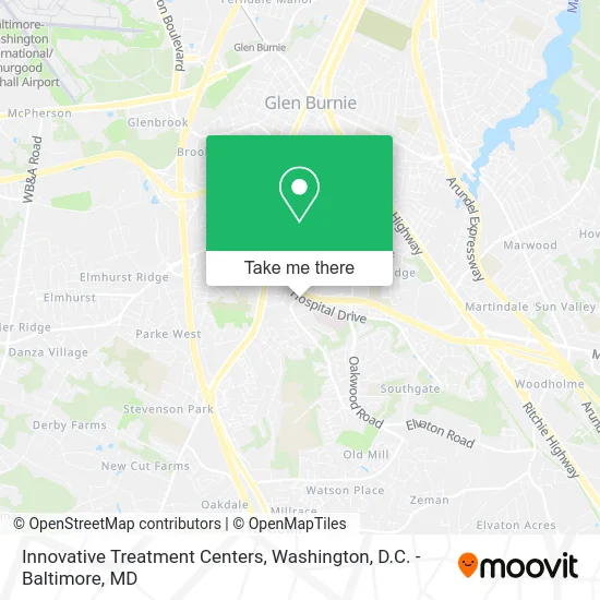 Innovative Treatment Centers map