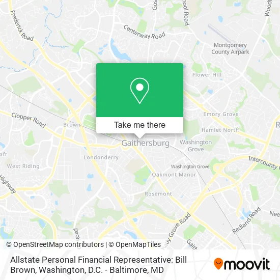 Mapa de Allstate Personal Financial Representative: Bill Brown