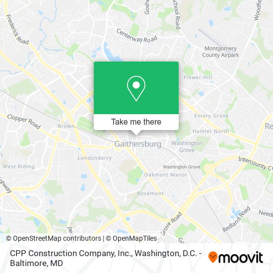 CPP Construction Company, Inc. map