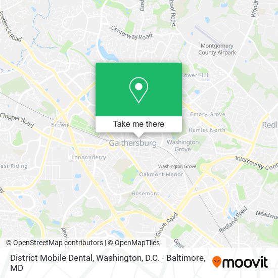 District Mobile Dental map