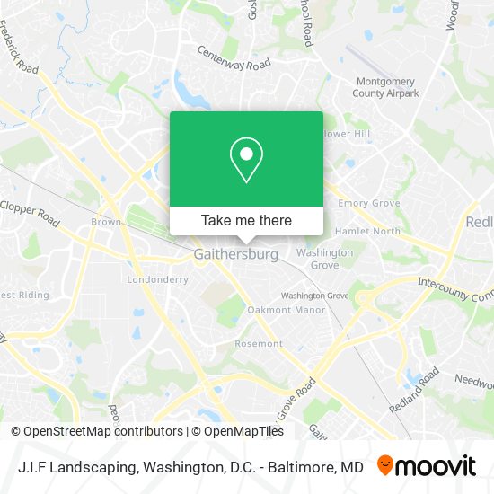 J.I.F Landscaping map