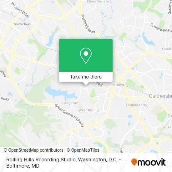 Rolling Hills Recording Studio map