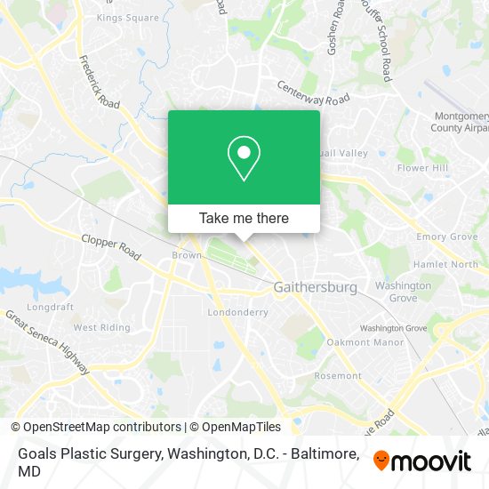 Goals Plastic Surgery map