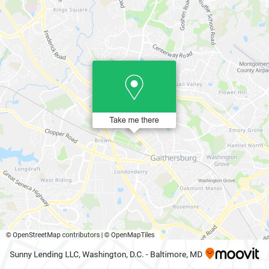 Mapa de Sunny Lending LLC