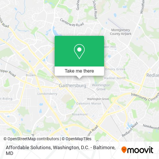 Affordable Solutions map