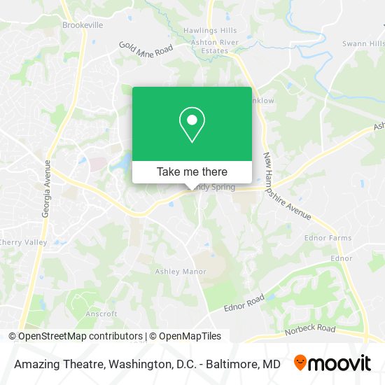 Amazing Theatre map