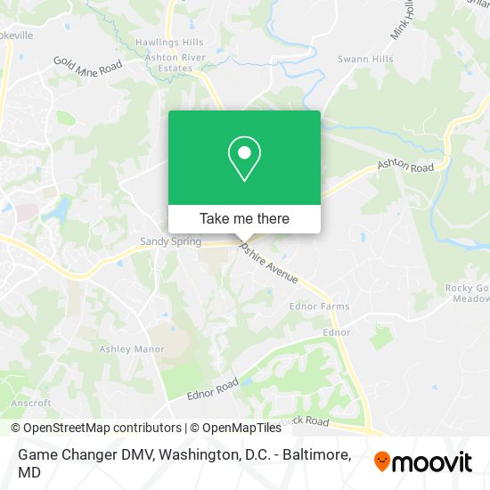 Mapa de Game Changer DMV
