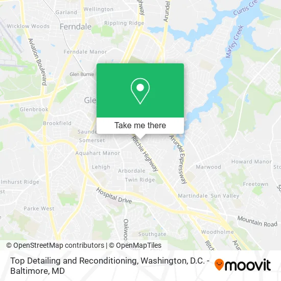 Top Detailing and Reconditioning map