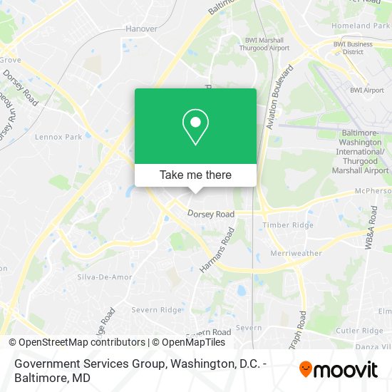 Mapa de Government Services Group