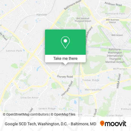 Mapa de Google SCD Tech