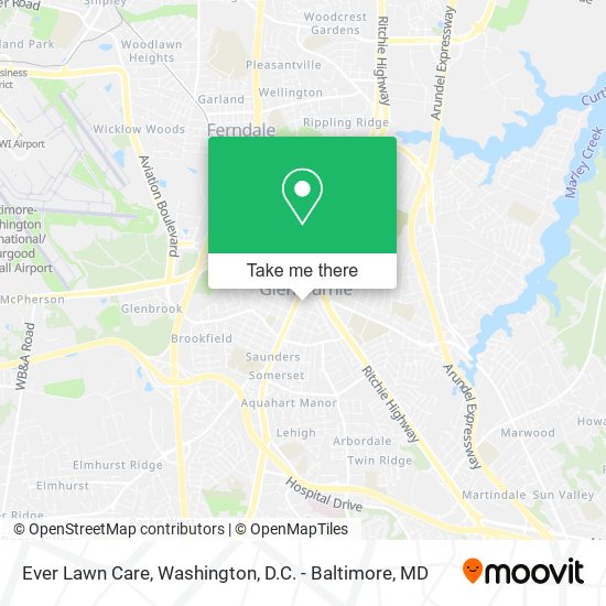 Ever Lawn Care map