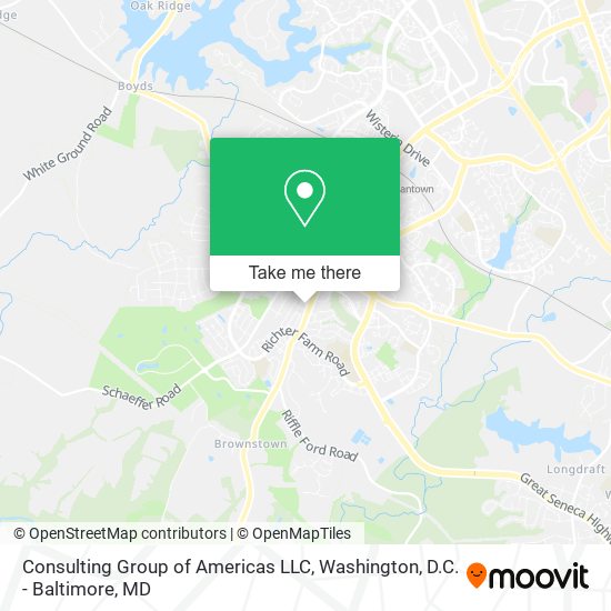 Mapa de Consulting Group of Americas LLC