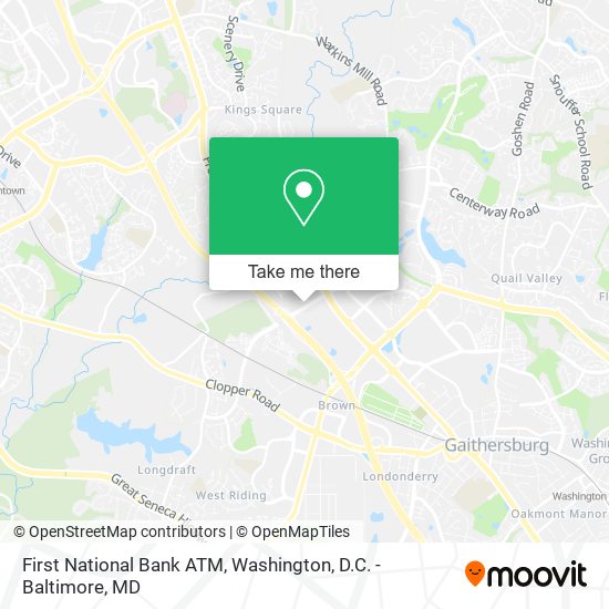 First National Bank ATM map