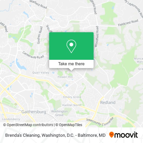 Brenda's Cleaning map