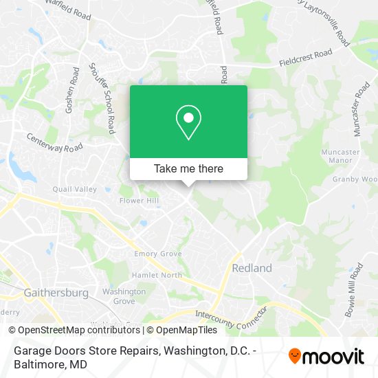 Garage Doors Store Repairs map