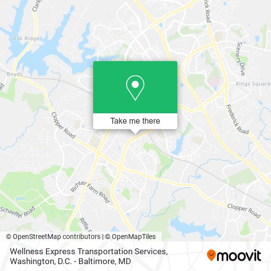 Mapa de Wellness Express Transportation Services