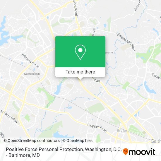 Positive Force Personal Protection map