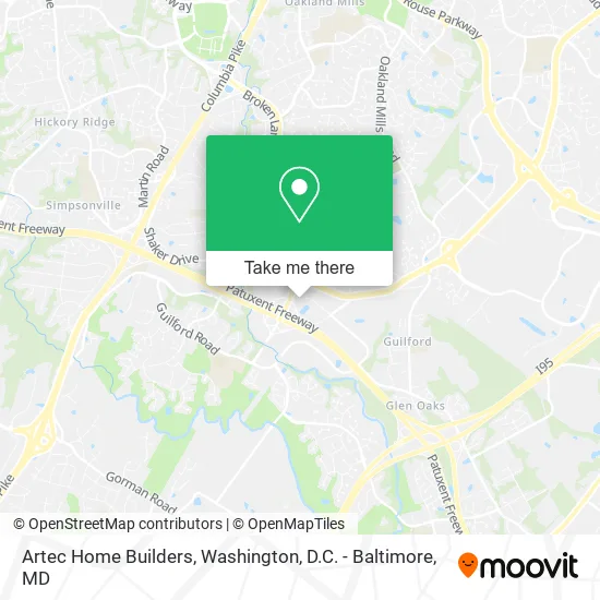 Mapa de Artec Home Builders