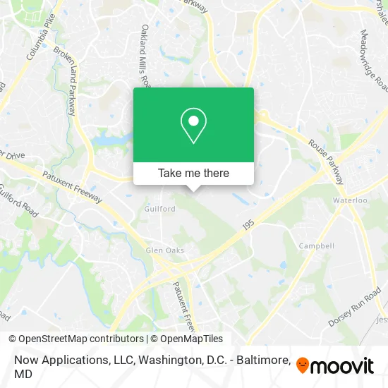 Mapa de Now Applications, LLC