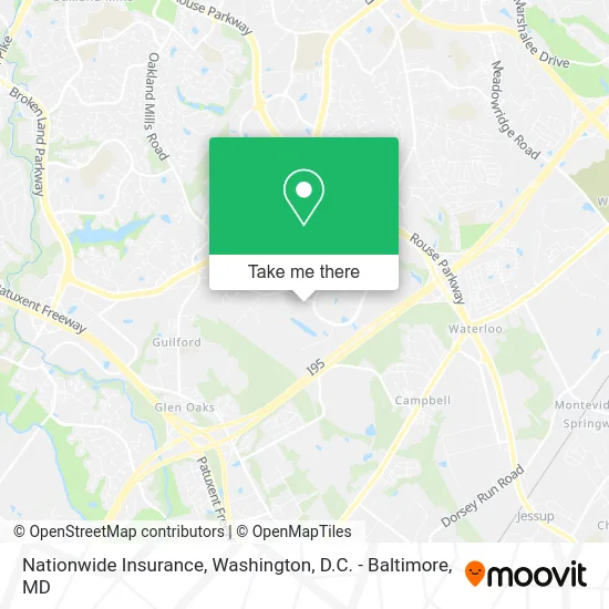 Nationwide Insurance map
