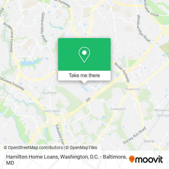 Mapa de Hamilton Home Loans