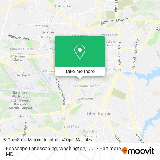 Ecoscape Landscaping map