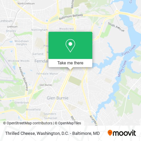 Thrilled Cheese map