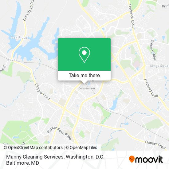 Mapa de Manny Cleaning Services