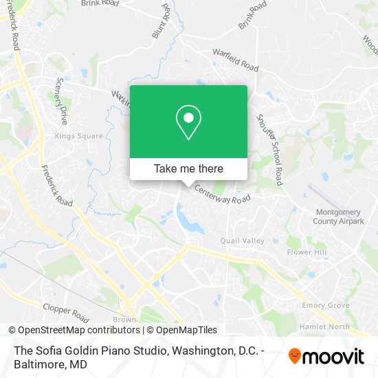 Mapa de The Sofia Goldin Piano Studio