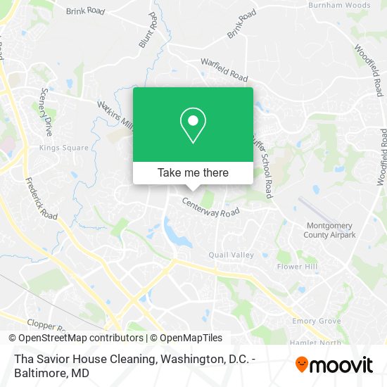 Tha Savior House Cleaning map