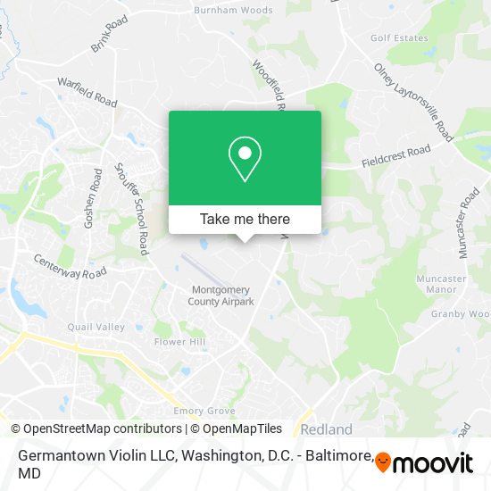 Mapa de Germantown Violin LLC