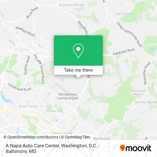 Mapa de A Napa Auto Care Center