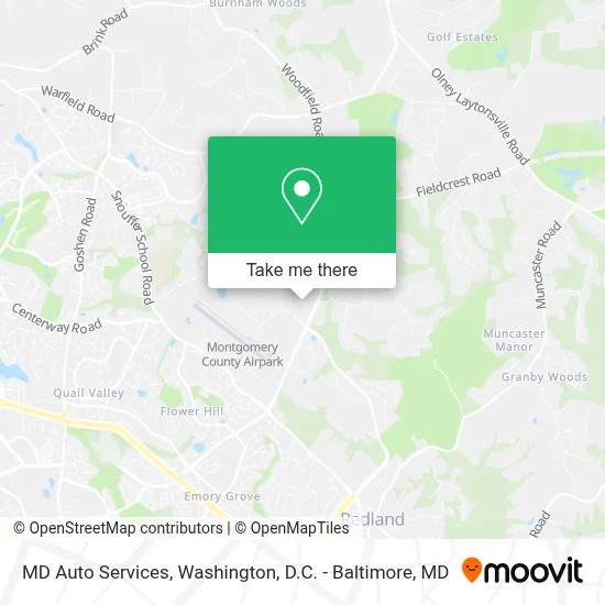 MD Auto Services map