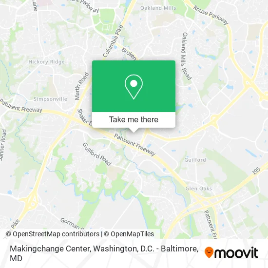 Makingchange Center map